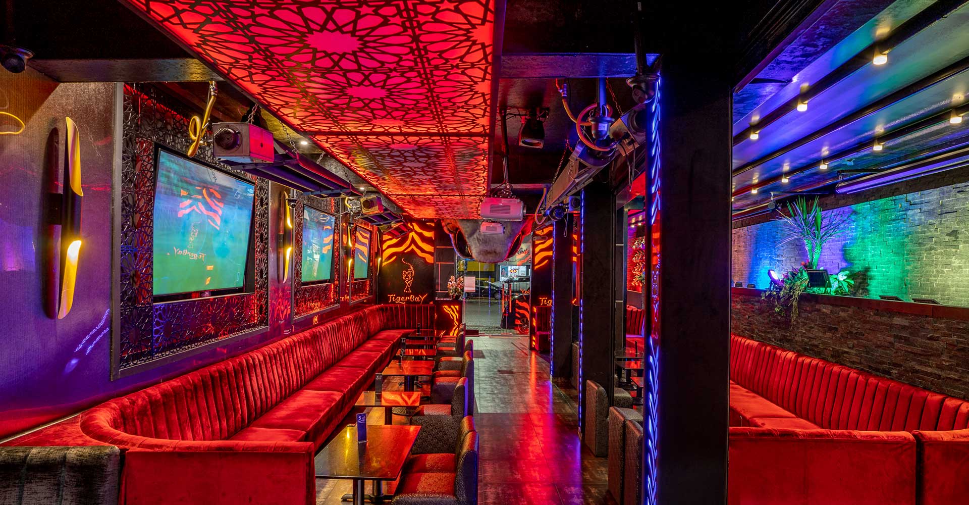 Tigerbay Shisha Lounge seating area